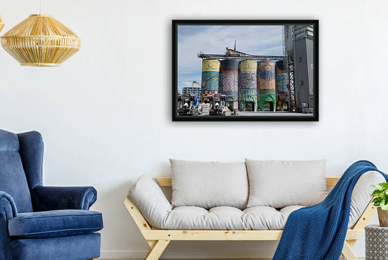 Colorful Silos by Seb Duper