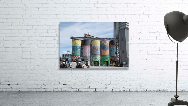 Colorful Silos Wall Preview