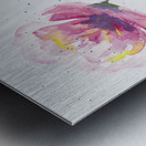 Pink Flower Burst Metal print