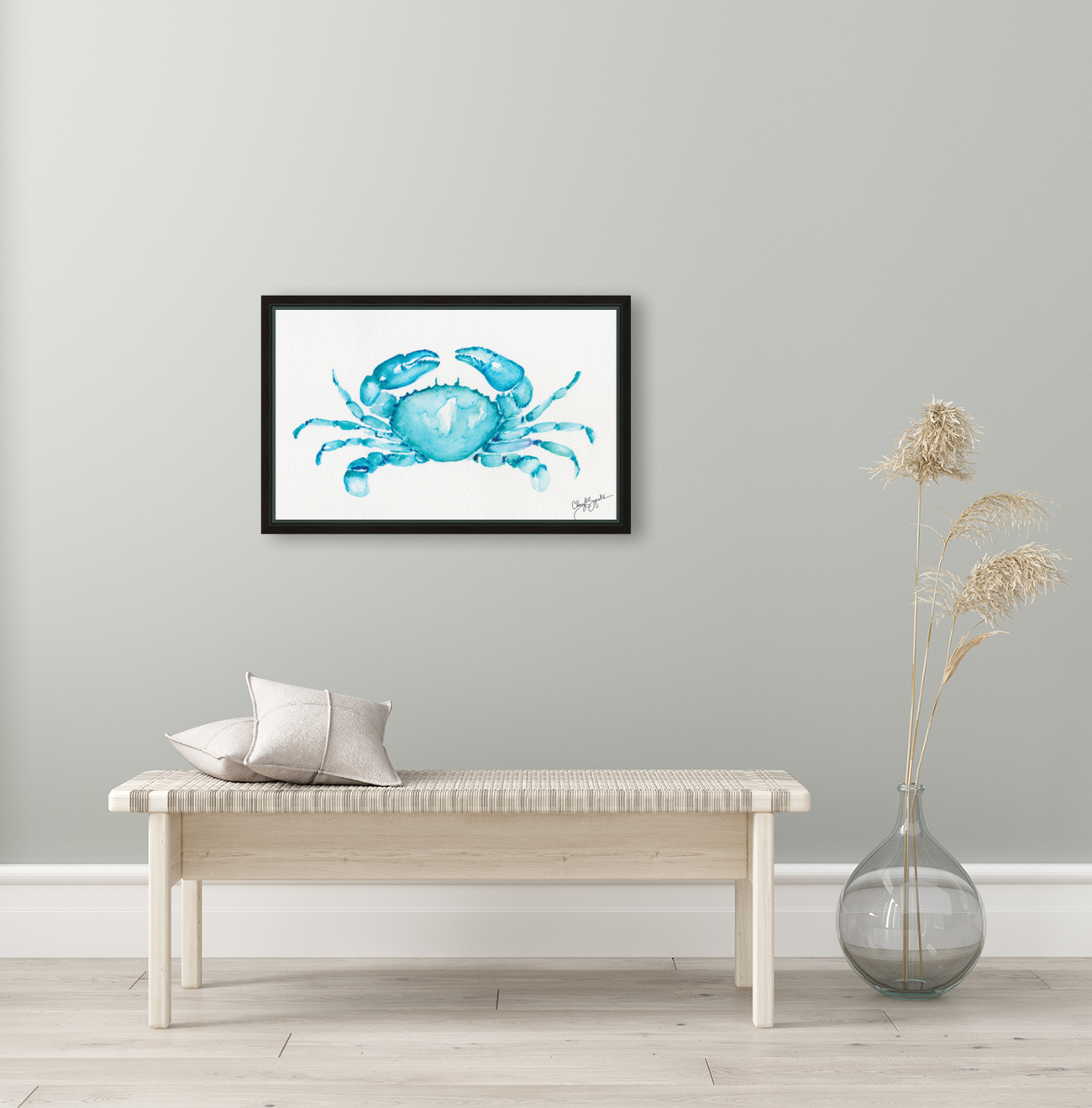 Teal Crab Reproduction
