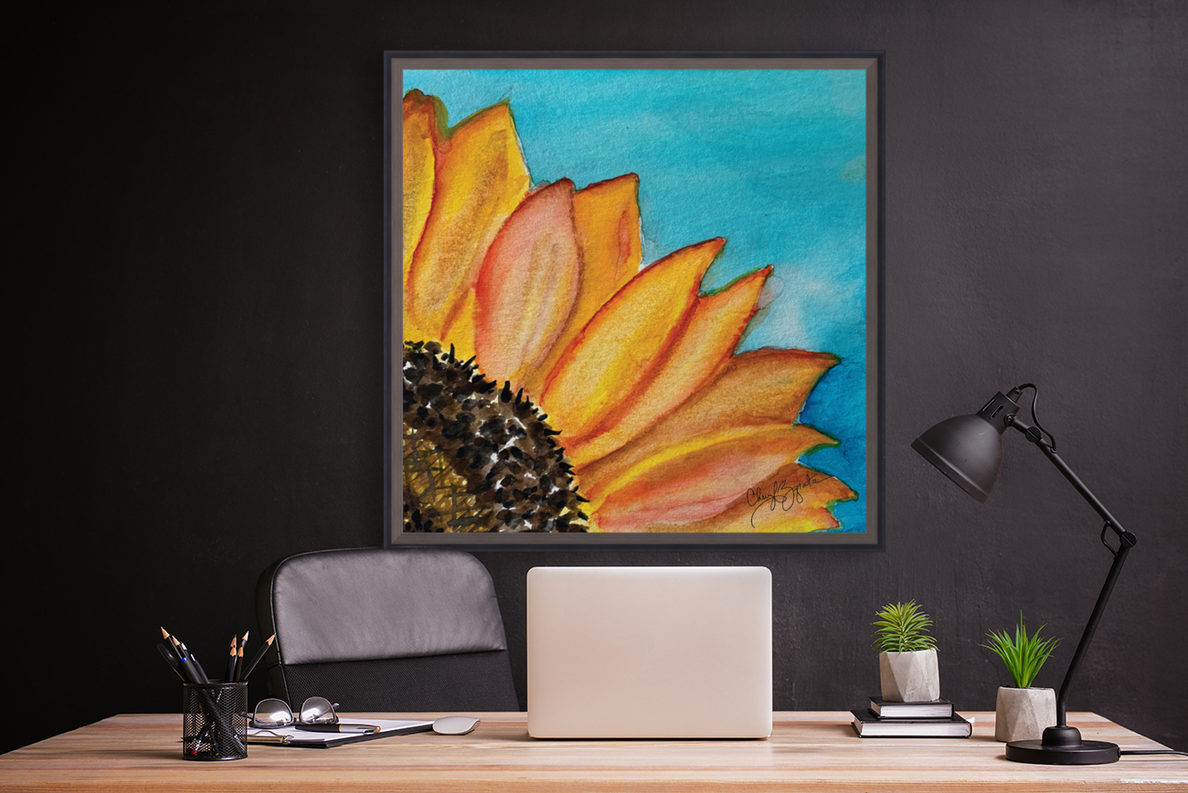 Sunflower Sky Reproduction