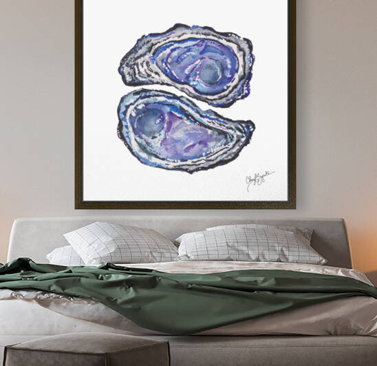 Two Oysters by Cheryl Zapata
