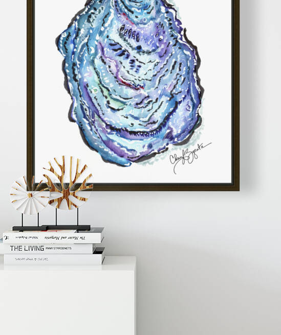 Fancy Oyster   by Cheryl Zapata