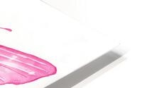 Pink Butterlfy HD Metal print