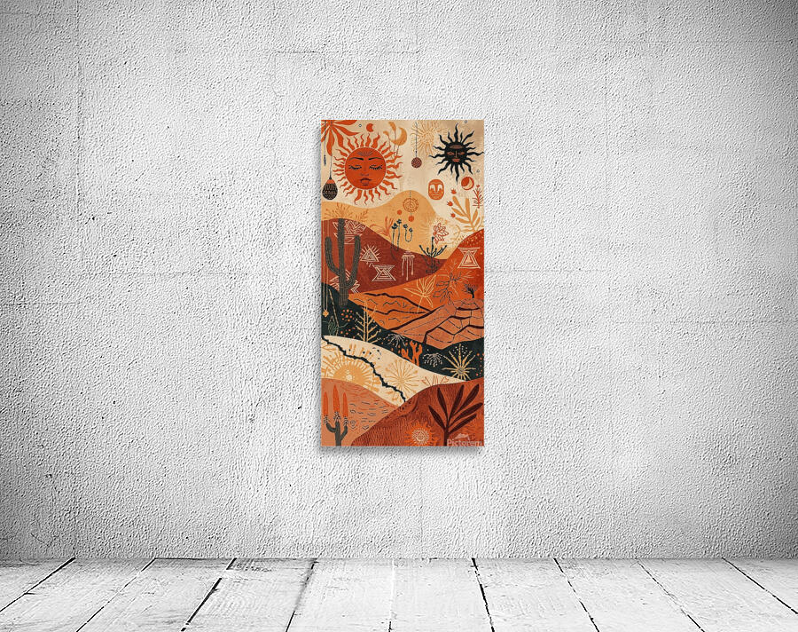 Desert Sun Artistry. Wall Preview