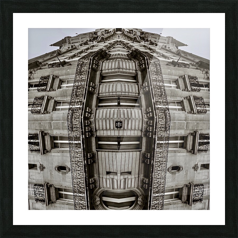 Paris - Structure 2 Picture Frame Printing