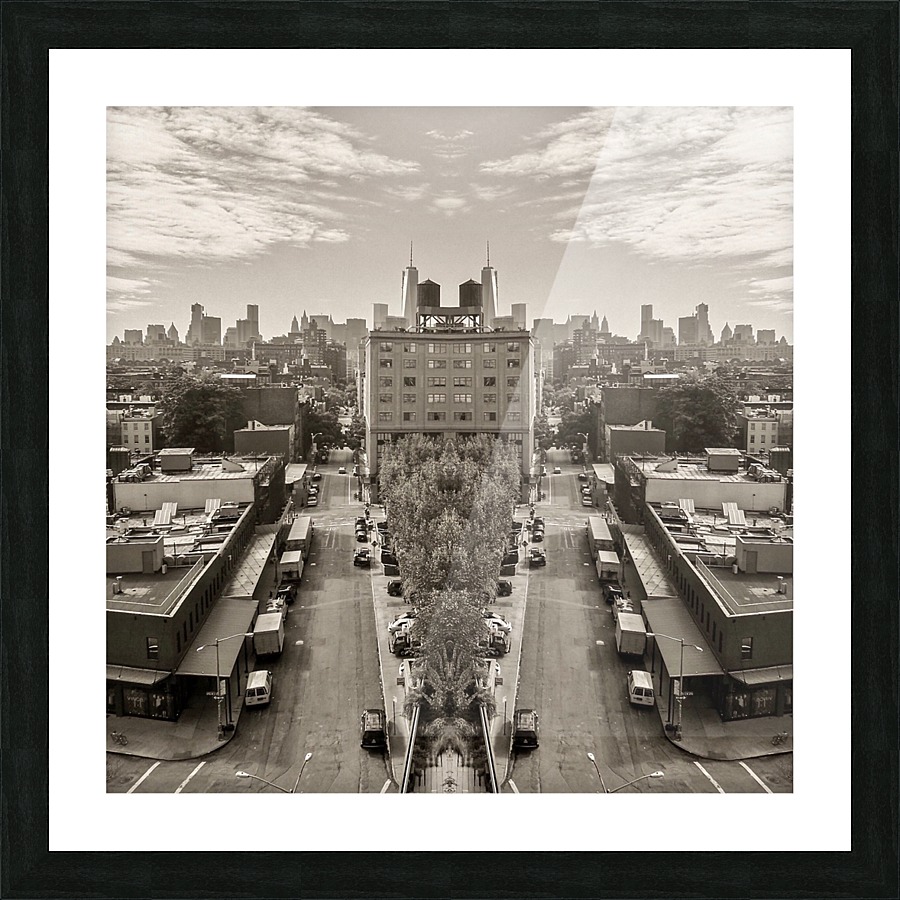NYC - City Distorted6 Picture Frame Printing