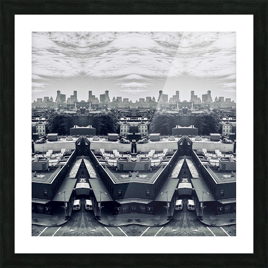 NYC  - City Distorted4 Picture Frame Printing