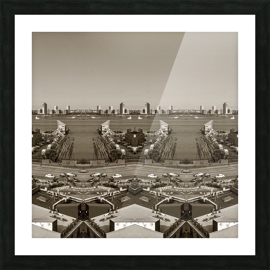NYC - City Distorted2 Picture Frame Printing