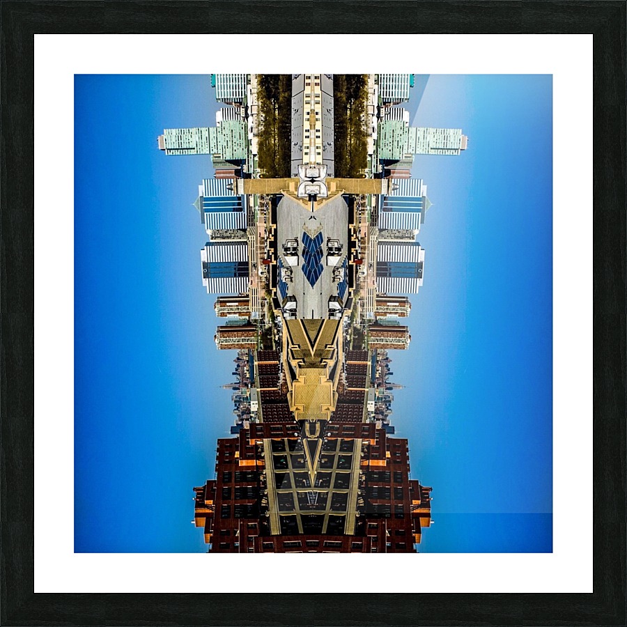 NYC - A Split View Picture Frame Printing