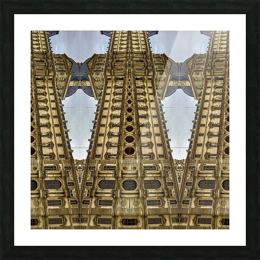Paris - Courtyard Picture Frame Printing
