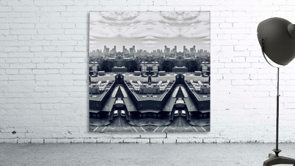 NYC  - City Distorted4 Wall Preview