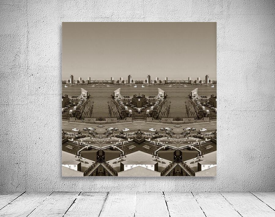 NYC - City Distorted2 Wall Preview