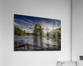 Blakeney Rapids Trails Acrylic Print