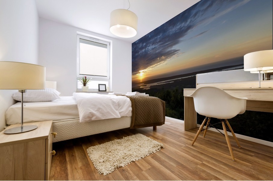 Tower Rd. Sunset Mural print