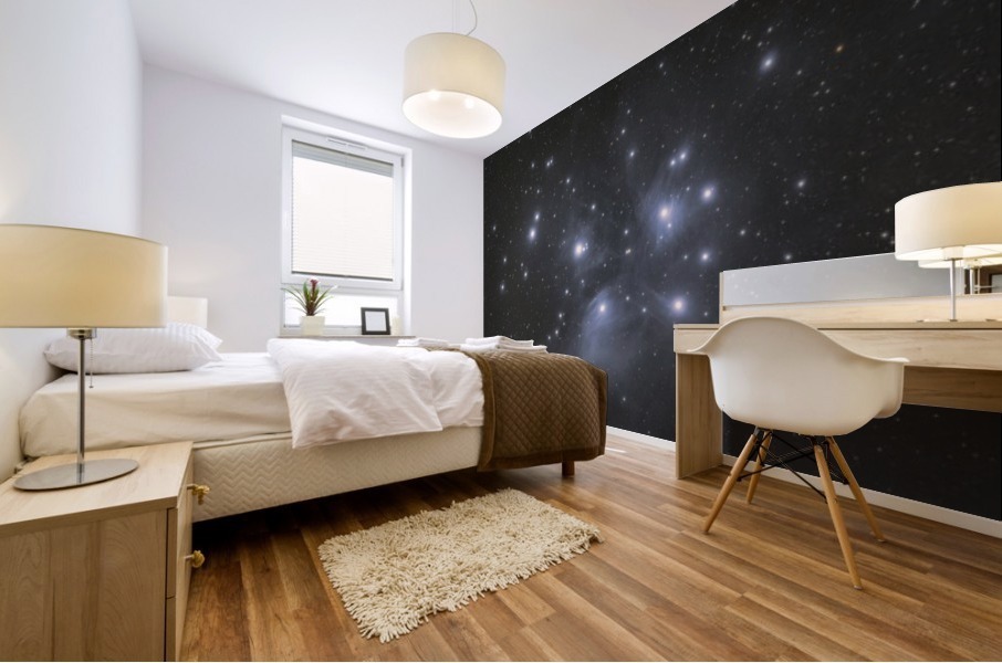 Pleaides Star Cluster Mural print