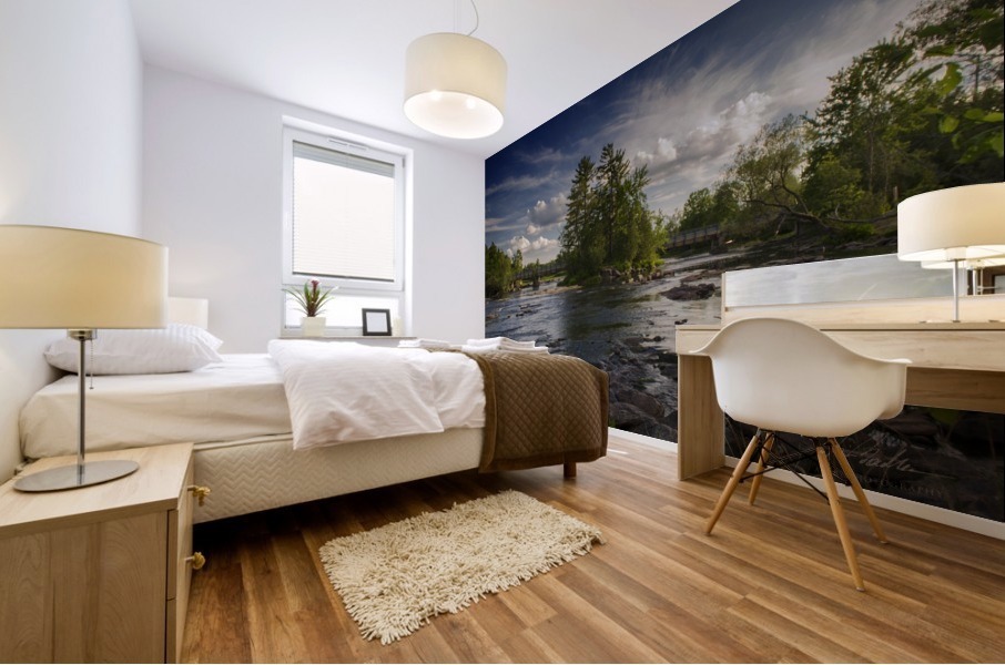 Blakeney Rapids Trails Mural print