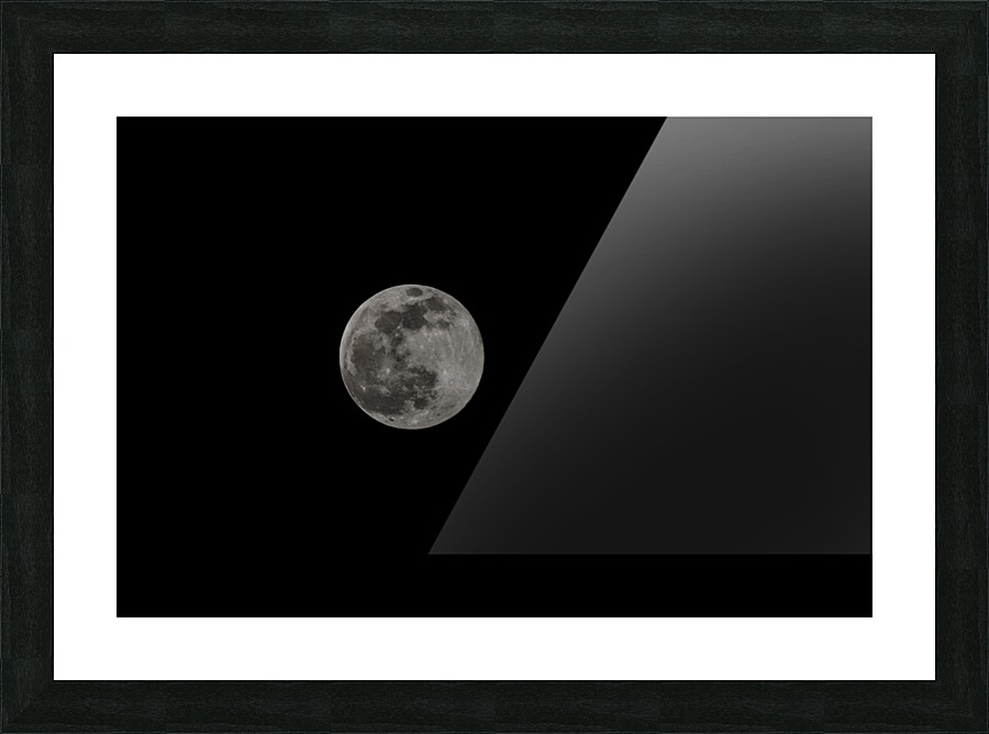 Full moon Picture Frame print