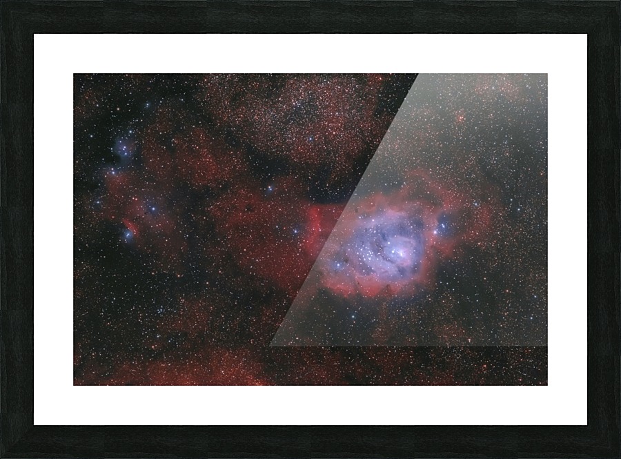 Lagoon Nebula Picture Frame print