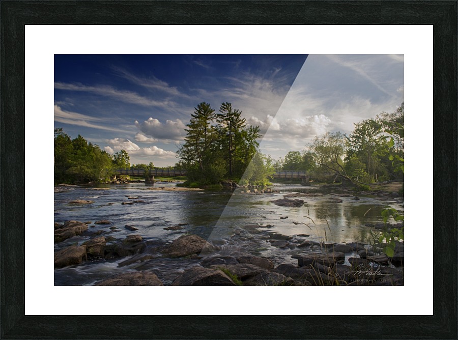 Blakeney Rapids Trails Picture Frame print