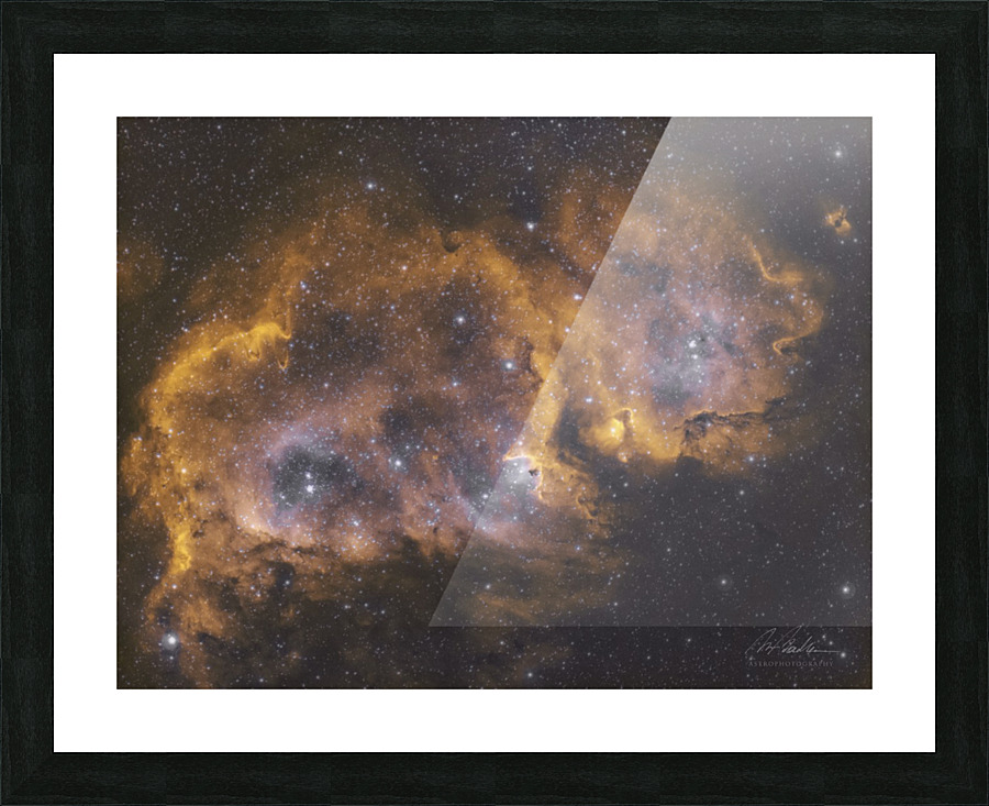 Soul nebula Picture Frame print