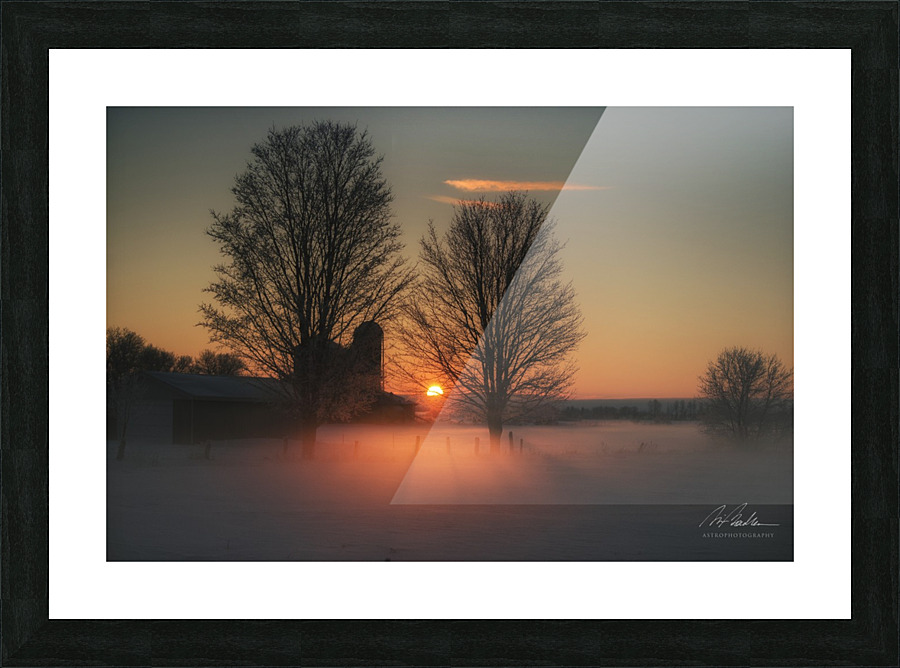Winter Morning Picture Frame print