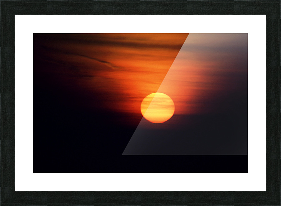 Little Tornado Sunset Picture Frame print