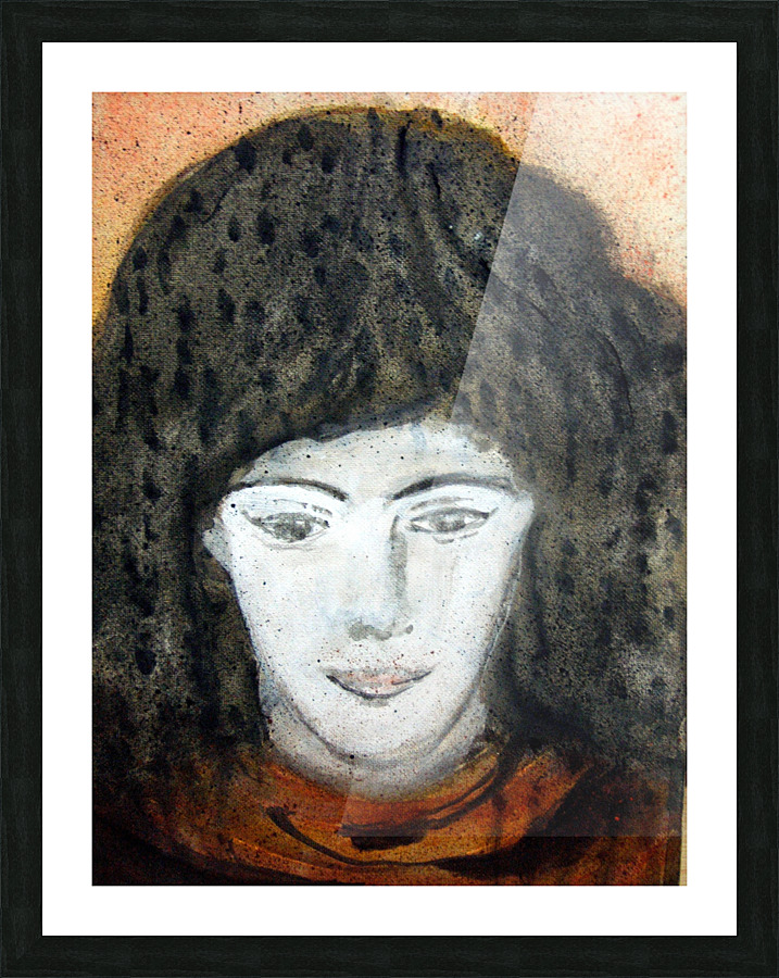 Self Portrait - Maya Sadness Picture Frame Printing