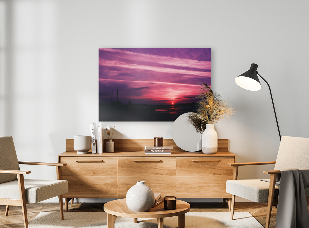 Purple Sunset Reproduction