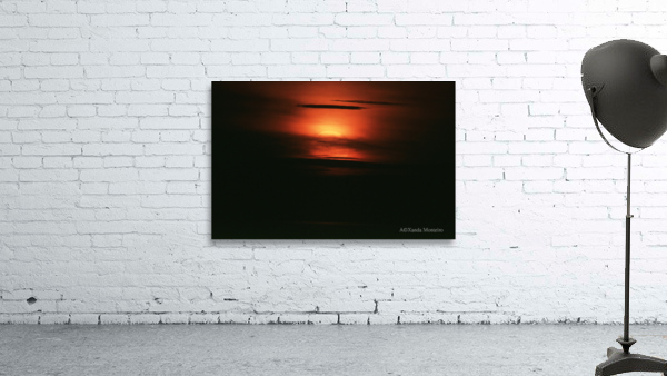 Golden Ball Sunset Wall Preview