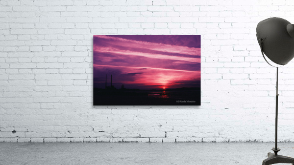 Purple Sunset Wall Preview