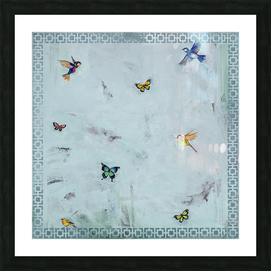 Selah Blue Picture Frame print