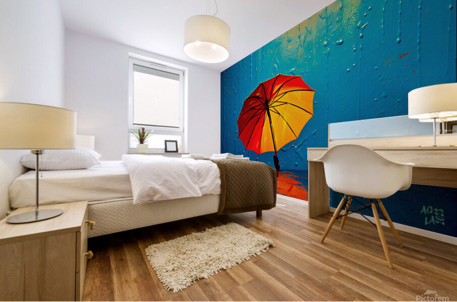 Rain is gone Mural print