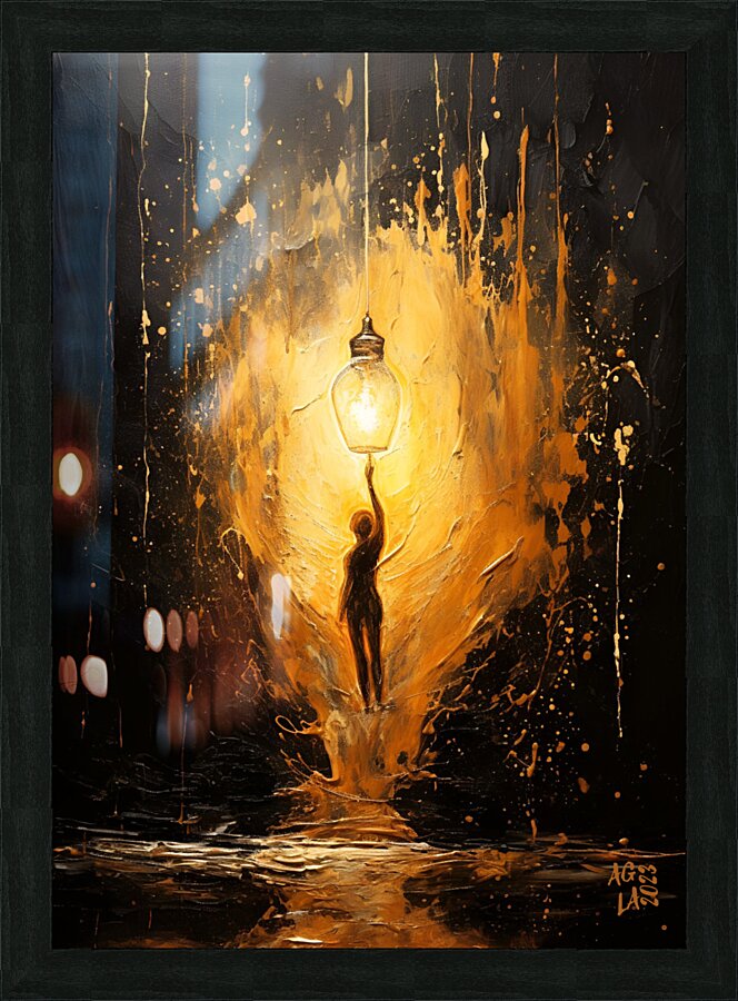 Emergence of Thoughts Picture Frame print