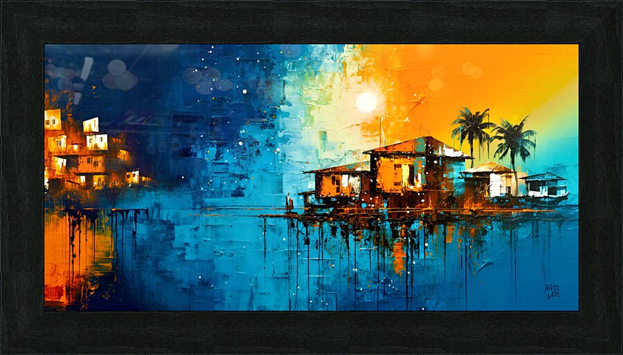 Vacations Picture Frame print