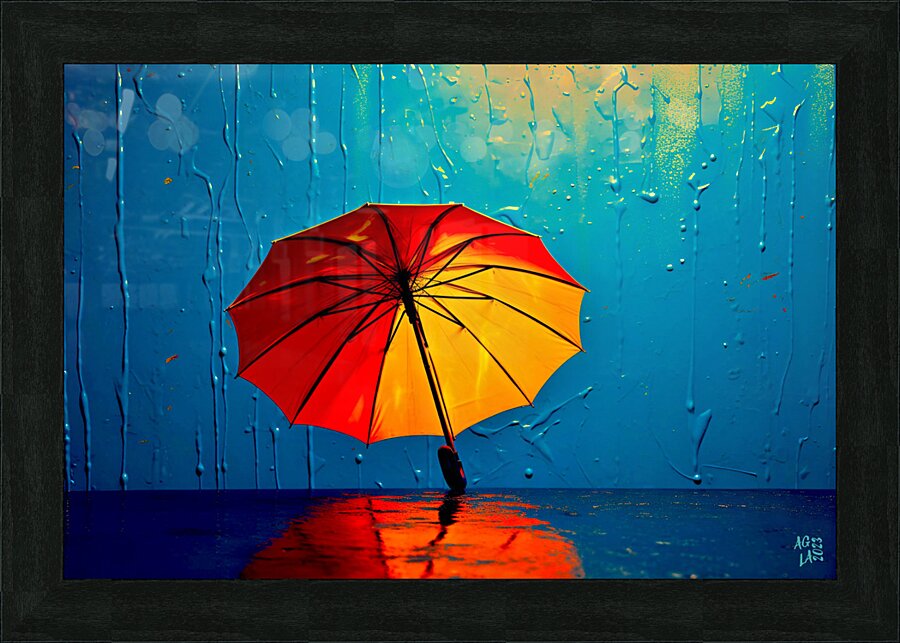 Rain is gone Picture Frame print