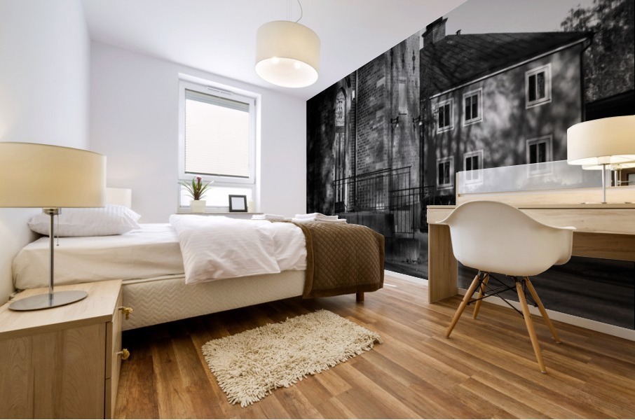 A forgotten corner Mural print