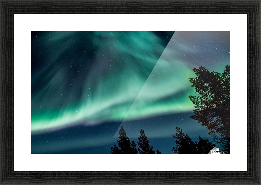 Green sky Picture Frame print