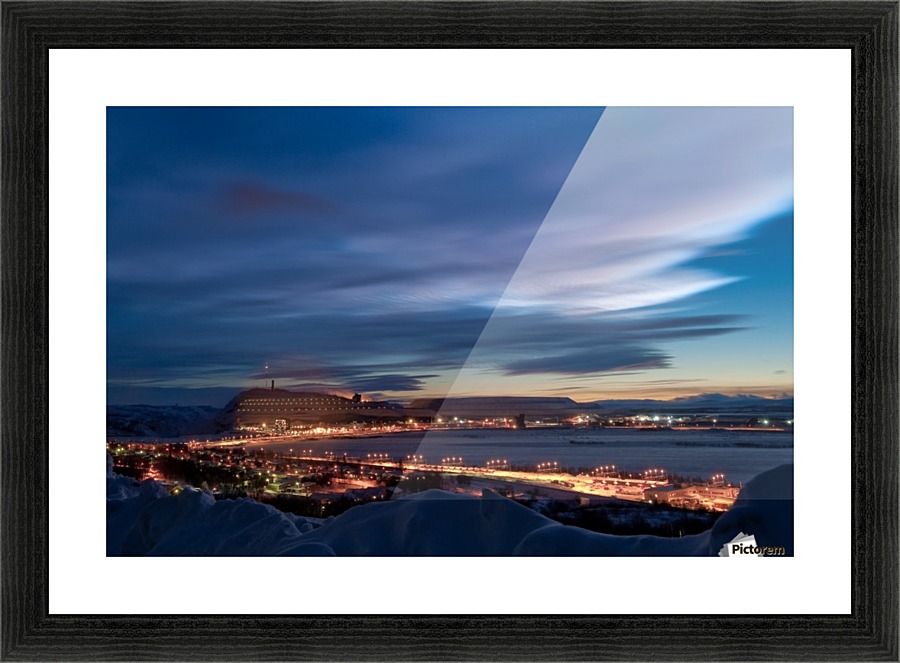 Nacreous clouds Picture Frame print