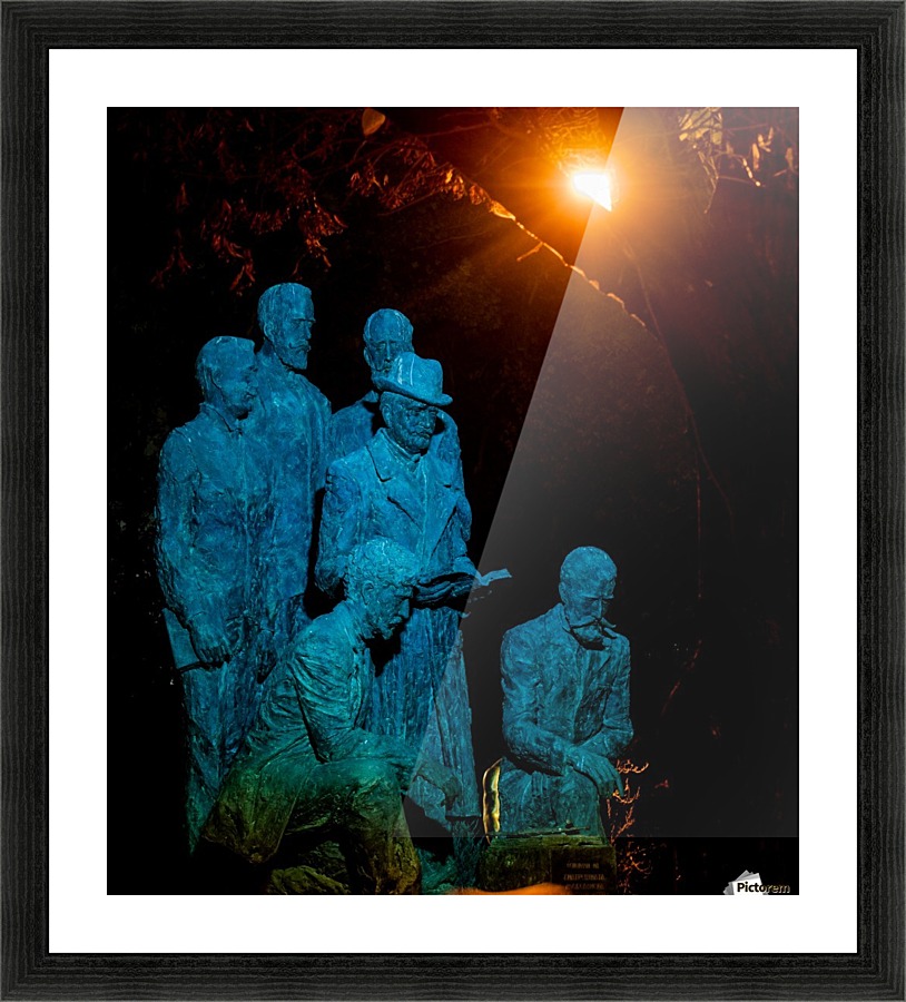 Reading lamp Picture Frame print