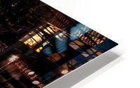Golden train HD Metal print