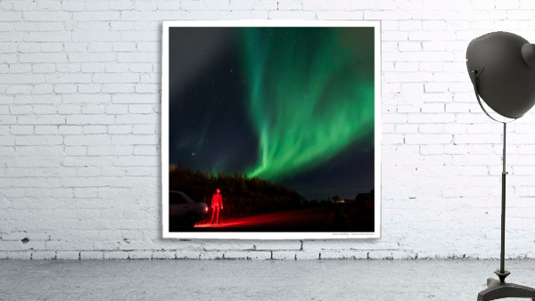 Red mans aurora Wall Preview