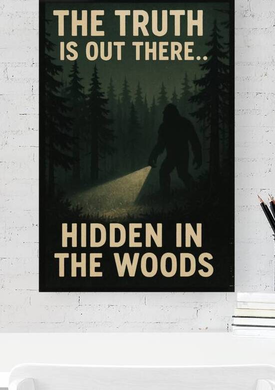  The Truth Is Out There: Hidden in the Woods – Mysterious Poster Art & Conspiracy Theories by abdodd