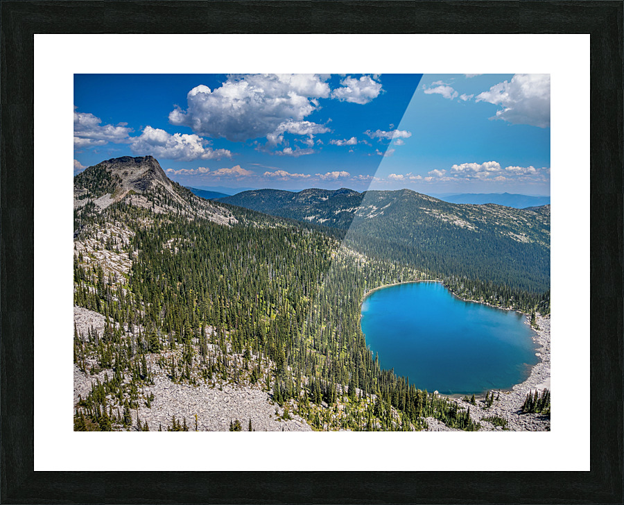 Harrison Lake Picture Frame print