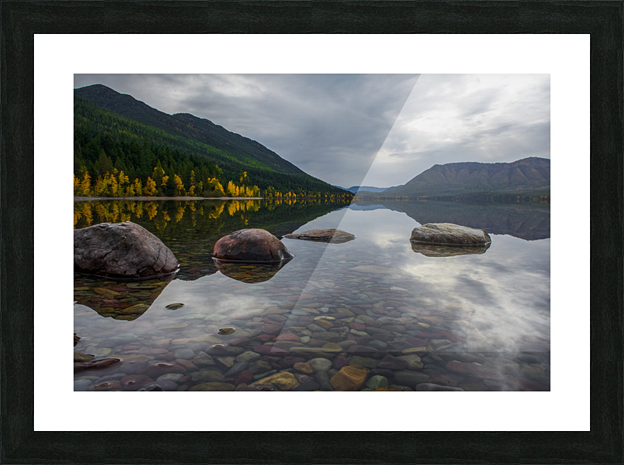 Lake McDonald Picture Frame print