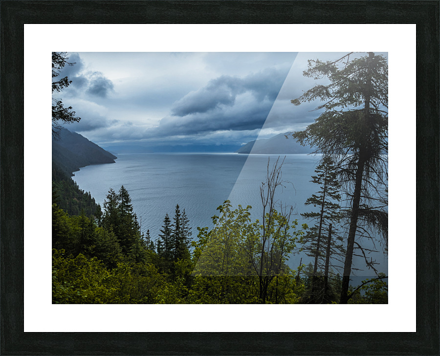 Rainy day views Picture Frame print