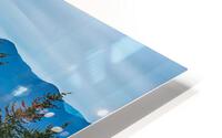 Gold Mountain Peak HD Metal print