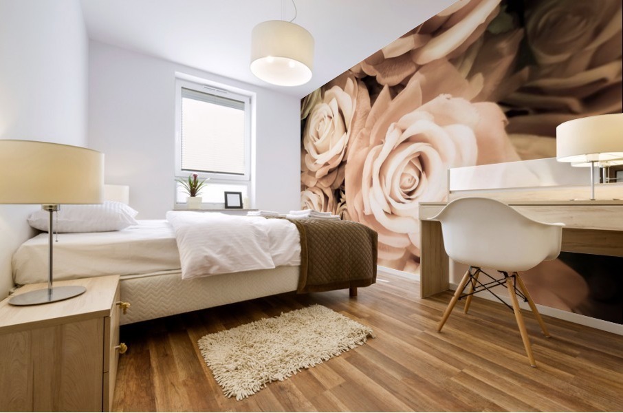 Vintage Roses Mural print
