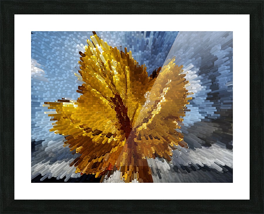 Gold Leaf Picture Frame print