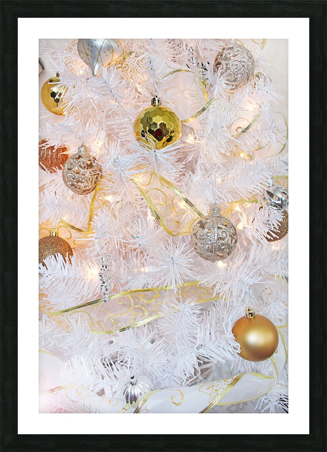 Christmas Lights Picture Frame print
